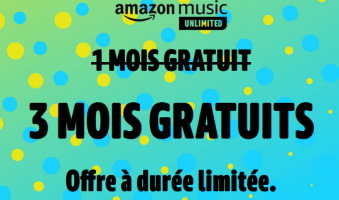 Essai gratuit de 3 mois d'Amazon Music Unlimited