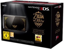 Pack Nintendo 3DS noire + The legend of Zelda : Ocarina of time 3D