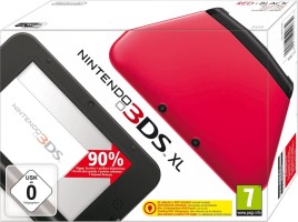 3DS XL rouge & noire