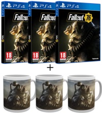 Pack de 3 jeux Fallout 76 + 3 mugs (PS4)