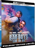 Bad Boys Ride or Die édition steelbook (blu-ray 4K)