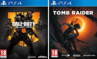 Call of Duty : Black Ops IIII + Shadow of the Tomb Raider (PS4)
