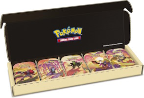 Pack de 5 mini tin Pokémon EV6.5 Fable nébuleuse