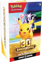 Bundle 6 boosters Pok&eacute;mon 30e anniversaire