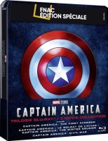 Trilogie Captain America édition steelbook (blu-ray)