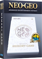 Carte m&eacute;moire Neo Geo AES blanche