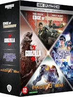 Coffret  Edge of Tomorrow + Ready Player One + Pacific Rim + Godzilla (blu-ray 4K)