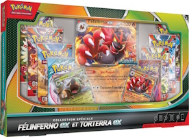 Coffret Pokémon collection spéciale Félinferno ex et Torterra ex
