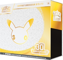 Coffret Pok&eacute;mon ETB 30e anniversaire