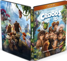 Les Croods édition steelbook (blu-ray 3D + blu-ray + DVD)