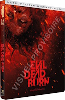 Evil Dead Burn &eacute;dition steelbook (blu-ray 4K) (visuel provisoire)