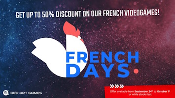 Promos french days chez redartgames