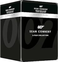 James Bond 007 : La Collection Sean Connery édition steelbook (blu-ray 4K)