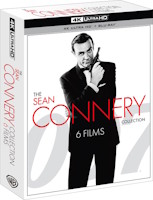 James Bond 007 : La Collection Sean Connery édition steelbook (blu-ray 4K)