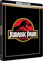 Jurassic Park &eacute;dition steelbook (blu-ray 4K)