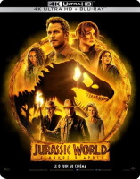 Jurassic World : Le monde d'après édition steelbook (blu-ray 4K) (visuel temporaire)
