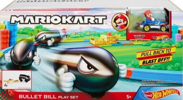 Lanceur Mario Kart Hot Wheels Bill Balle