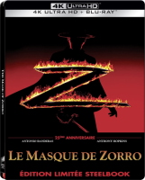 Le masque de Zorro édition steelbook (blu-ray 4K)