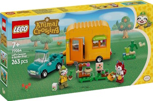 Lego Animal Crossing : Caravane et stand de jardinage de Racine