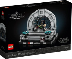 Lego Star Wars : Diorama de la salle du trône de l’Empereur