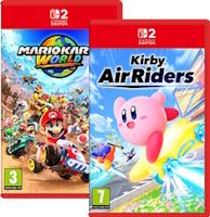 Mario Kart World + Kirby Air Riders (Switch 2) Mario Kart World + Kirby Air Riders (Switch 2)