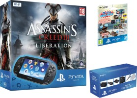 PS Vita Pack Assassin's Creed III Liberation + Kit de voyage + Carte 8 Go + 10 jeux dématérialisés