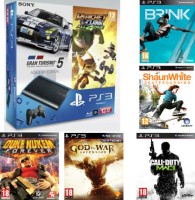 Pack PS3 12 Go + 5 jeux offerts