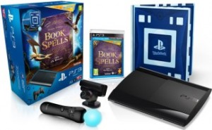Console PS3 Ultra slim 12 Go noire + Pack découverte PlayStation Move + Book of Spells + Wonderbook
