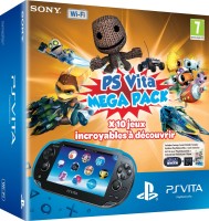 PS Vita Mega Pack (console PS Vita + carte mémoire 8 Go + 10 jeux dématérialisés)