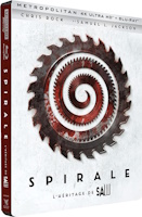 Spirale : L'héritage de Saw édition steelbook (blu-ray 4K) Spirale : L'héritage de Saw édition steelbook (blu-ray 4K)