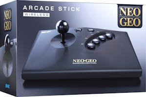 Stick arcade sans fil noir Neo Geo AES
