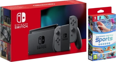Nouvelle Nintendo Switch avec joy-con gris + Switch Sports
