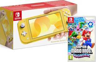 Nintendo Switch Lite jaune + Super Mario Bros. Wonder