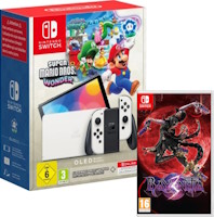 Switch OLED pack "Super Mario Bros. Wonder" + Bayonetta 3 offert