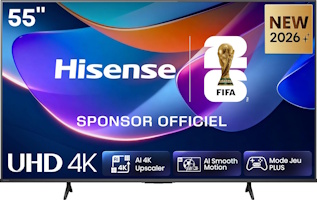 T&eacute;l&eacute;viseur 4K Hisense 55''