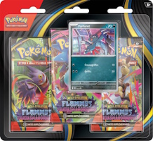 Tripack boosters Pokémon ME02 "Flammes fantasmagoriques"