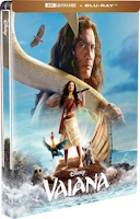 Vaiana, la l&eacute;gende du bout du monde &eacute;dition steelbook (blu-ray 4K)